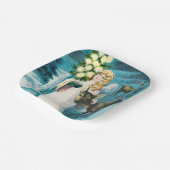 Ein frohes Weihnachtsfest Pappteller (Gewinkelt)