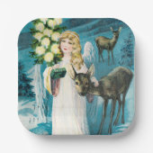 Ein frohes Weihnachtsfest Pappteller (Vorderseite)