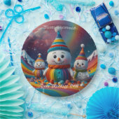 Ein frohes Weihnachtsfest Pappteller (Party)