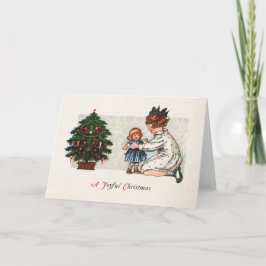 Ein frohes Weihnachtsfest - Vintag Feiertagskarte