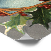 Ein frohes WeihnachtsfestSanta Marching Poster (Ecke)