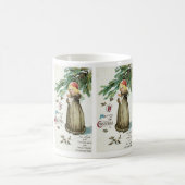 "Ein frohes Weihnachtsmädchen" Kaffeetasse (Mittel)