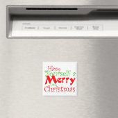 Ein frohes Weihnachtsmagnet Magnet (In Situ (Geschirrspüler))