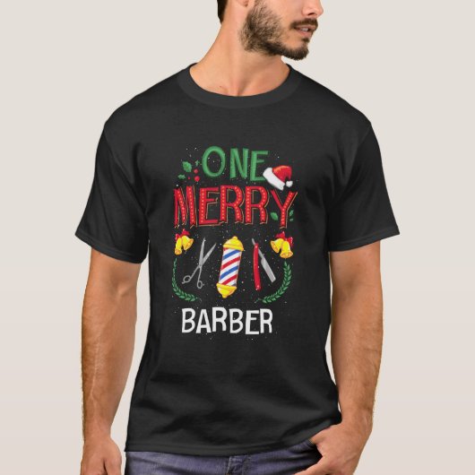Ein fröhlicher Barbier Bartpflege Hässlich T-Shirt (Vorderseite)
