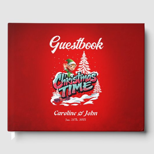 Ein fröhlicher Cartoon Gästebuch (Vorderseite)