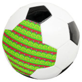 Ein fröhlicher Fußballball Fußball (Dreiviertel)