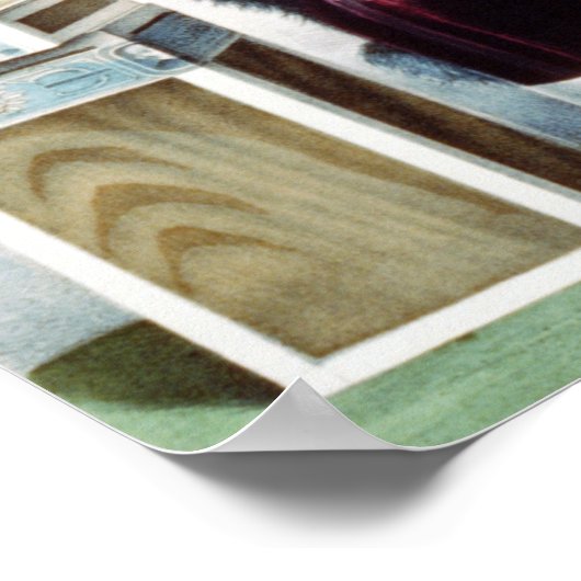 Ein fröhlicher Hund Poster (Ecke)