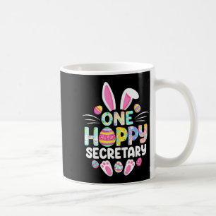 Ein fröhlicher Sekretär Lustiger Ostertag Kaffeetasse