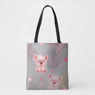 Ein fröhlicher Tag für Piggy Tasche