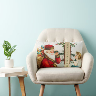 Ein fröhlicher Weihnachtsmann von Ellen Clapsaddle Lendenkissen