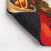 Ein fröhlicher Weihnachtsmann von Ellen Clapsaddle Mousepad (Ecke)