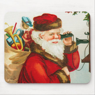 Ein fröhlicher Weihnachtsmann von Ellen Clapsaddle Mousepad