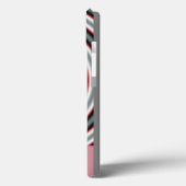 Ein fröhliches Design in Rosa Case-Mate iPhone Hülle (Rückseite / Links)