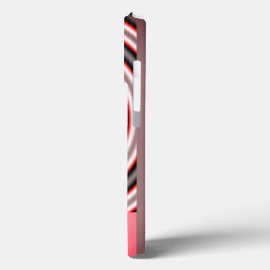 Ein fröhliches Design in Rosa Case-Mate iPhone Hülle (Rückseite / Links)