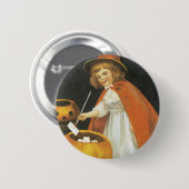 Ein fröhliches Halloween Button (Vorne & Hinten)