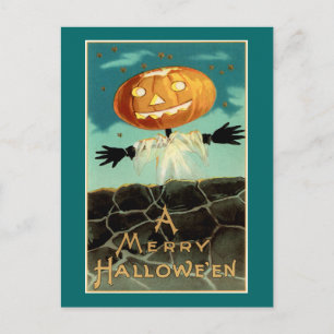 Ein fröhliches Halloween Feiertagspostkarte