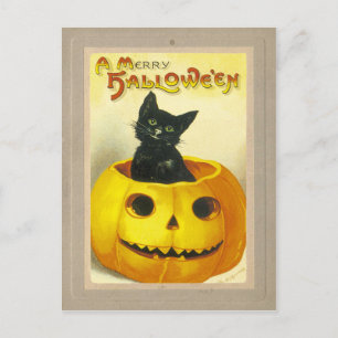 Ein fröhliches Halloween Feiertagspostkarte