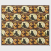 Ein fröhliches Hallowe'en Geschenkpapier (Flach)