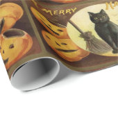 Ein fröhliches Hallowe'en Geschenkpapier (Rolleneckpunkt)