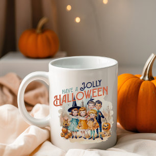 Ein fröhliches Halloween süß vintage Kaffeetasse