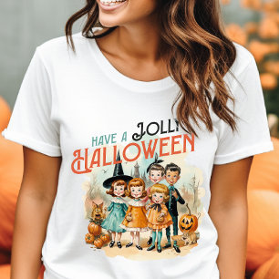 Ein fröhliches Halloween Vintage Tri-Blend Shirt