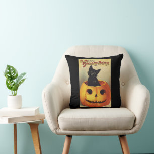 Ein fröhliches Halloween von Ellen Clapsaddle, Vin Kissen