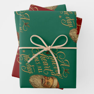 Ein fröhliches Herz geht den ganzen Tag Geschenkpapier Set