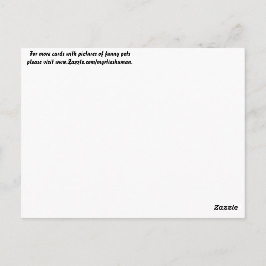 Ein fröhliches Herz tut gut wie ein Medikament. Postkarte (Rückseite)