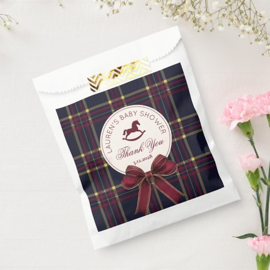 Ein fröhliches kleines Baby Shower Rocking Pferd D Geschenktütchen (Versiegelt)