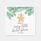 Ein fröhliches kleines Brautparty Serviette (Vorderseite)