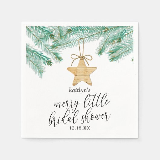 Ein fröhliches kleines Brautparty Serviette (Vorderseite)