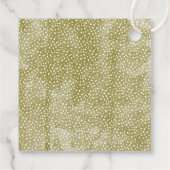 Ein fröhliches kleines Weihnachtsfest-Brautparty Geschenkanhänger (Rückseite)