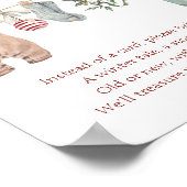 Ein fröhliches kleines Weihnachtskleid Buch für Ba Poster (Ecke)