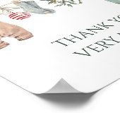 Ein fröhliches kleines Weihnachtskleid Geschenke u Poster (Ecke)