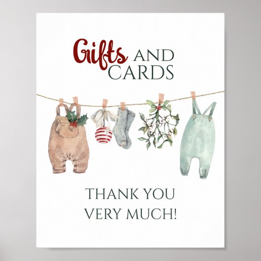 Ein fröhliches kleines Weihnachtskleid Geschenke u Poster (Vorne)