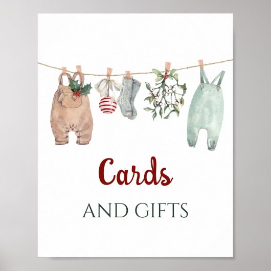 Ein fröhliches kleines Weihnachtskleid Karten und Poster (Vorne)