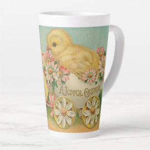 "Ein fröhliches Ostern" Vintage-Postkarte, ca. 191 Milchtasse