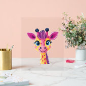 Ein fröhliches und skurriles Design einer jungen G Acrylschild (Hochzeit)