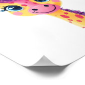 Ein fröhliches und skurriles Design einer jungen G Poster (Ecke)