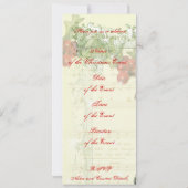 Ein fröhliches Weihnachten Einladung (Rückseite)