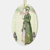 Ein fröhliches Weihnachten Keramik Ornament (Links)