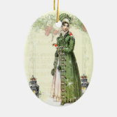 Ein fröhliches Weihnachten Keramik Ornament (Hinten)