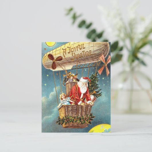 Ein fröhliches Weihnachten Postkarte (Stehend Vorderseite)