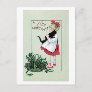 Ein fröhliches Weihnachtsfest Feiertagspostkarte