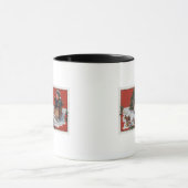 Ein fröhliches Weihnachtskid in einer Seifenschach Tasse (Zentrum)