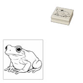 Ein Frosch Gummistempel (Stempel)