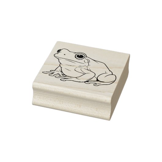 Ein Frosch Gummistempel (Stempel)
