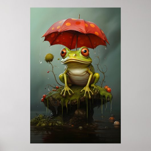 Ein Frosch Poster (Vorne)