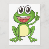 ein Frosch Postkarte (Vorderseite)