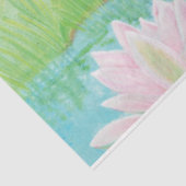 Ein Frosch springt in die Teichillustration Seidenpapier (Ausschnitt)